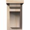 Ekena Millwork Yorktown Smooth Corbel w/Backplate, Douglas Fir, 5 1/2"W x 10"D x 10"H COR06X10X10YOR01SDF - alternate 2